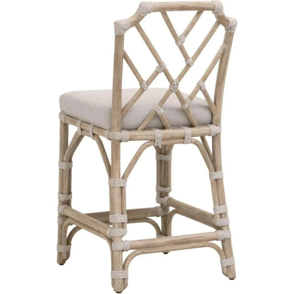 Bayview Fabric Counter Stool - LOOMLAN - Essentials For Living - Counter Stools