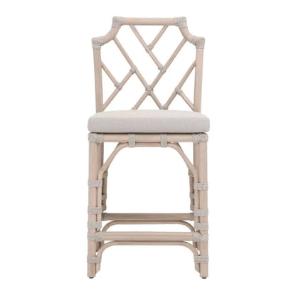 Bayview Olefin Fabric Outdoor Counter Stool-Outdoor Counter Stools-Essentials For Living-LOOMLAN