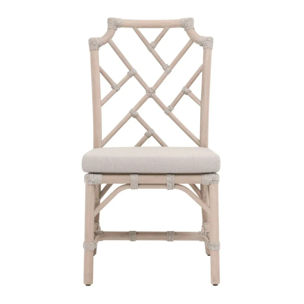 Bayview Olefin Fabric Outdoor Dining Chair (Set of 2)-Outdoor Dining Chairs-Essentials For Living-LOOMLAN