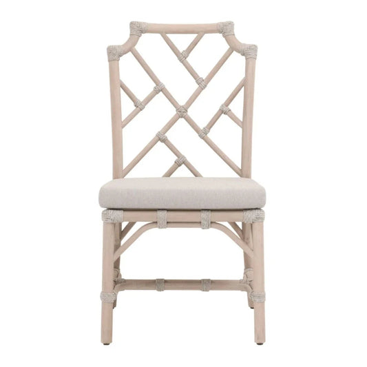 Bayview Olefin Fabric Outdoor Dining Chair (Set of 2)-Outdoor Dining Chairs-Essentials For Living-LOOMLAN