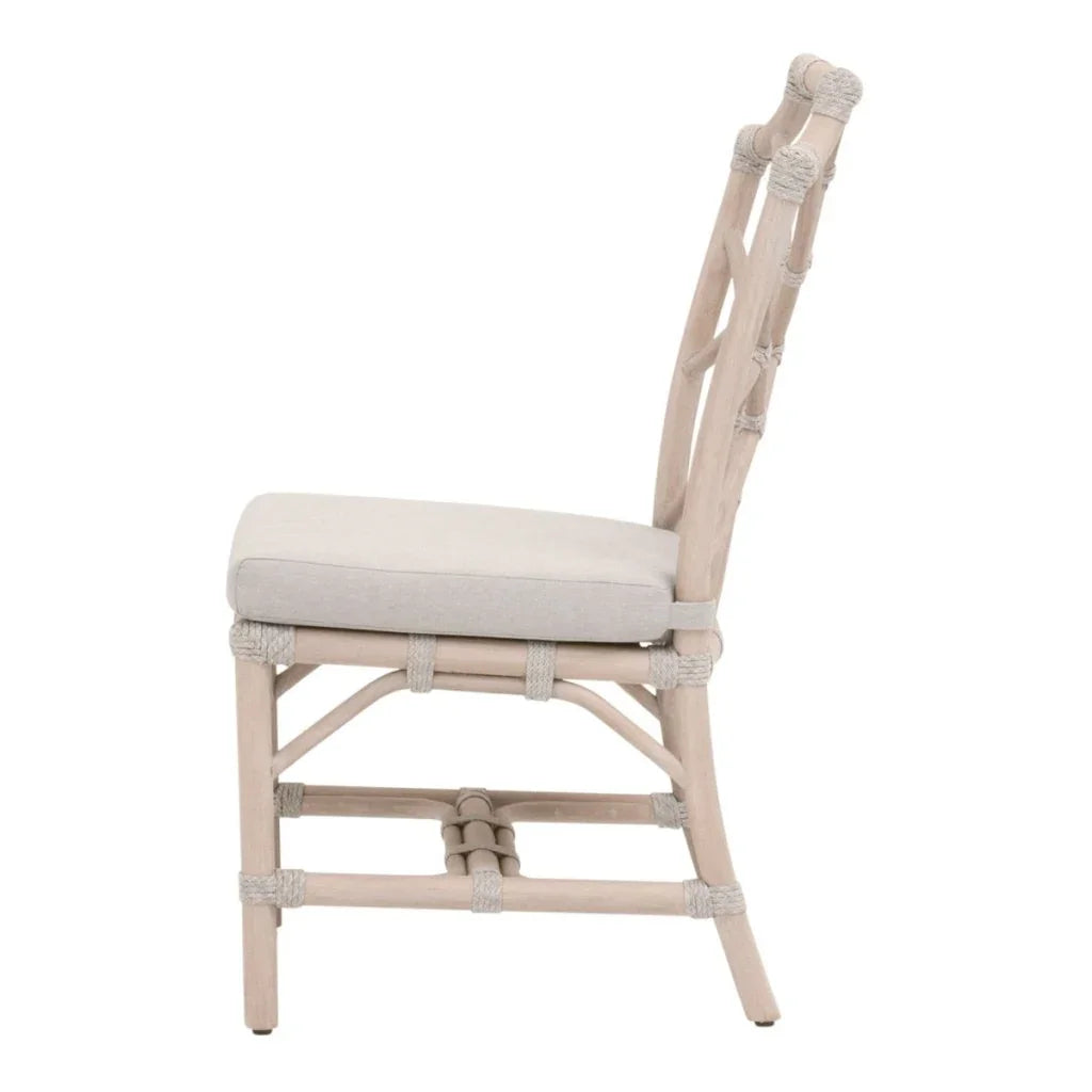 Bayview Olefin Fabric Outdoor Dining Chair (Set of 2)-Outdoor Dining Chairs-Essentials For Living-LOOMLAN