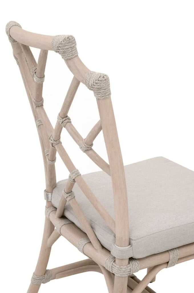 Bayview Olefin Fabric Outdoor Dining Chair (Set of 2)-Outdoor Dining Chairs-Essentials For Living-LOOMLAN