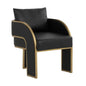 Baz Leather Dining Armchair - LOOMLAN - SUNPAN - Dining Chairs