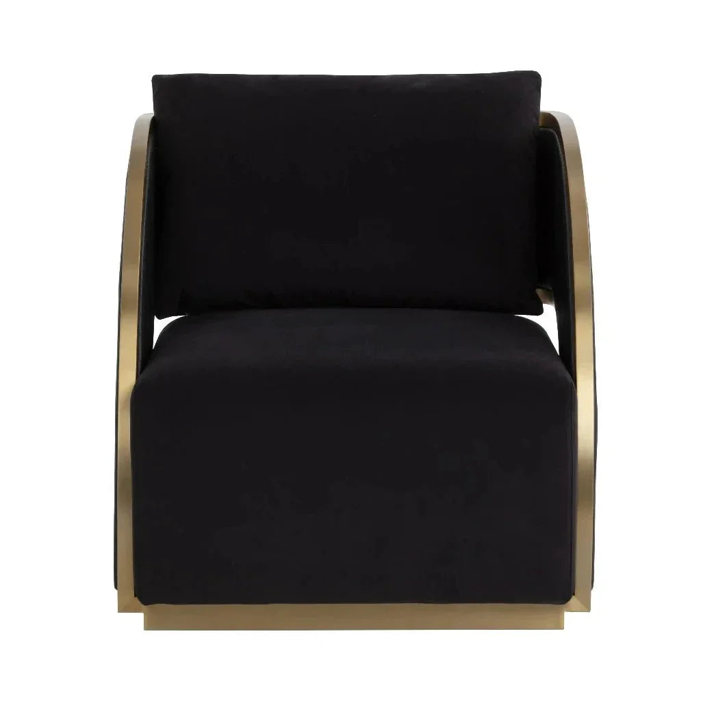 Baz Performance Fabric Swivel Lounge Chair-Lounge Chairs-SUNPAN-LOOMLAN