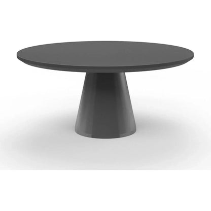 Bazaar Concrete Outdoor Dining Table-Outdoor Dining Tables-Sunset West-Grey-LOOMLAN