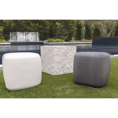 Bazaar Concrete Outdoor End Table - LOOMLAN - Sunset West - Outdoor Side Tables
