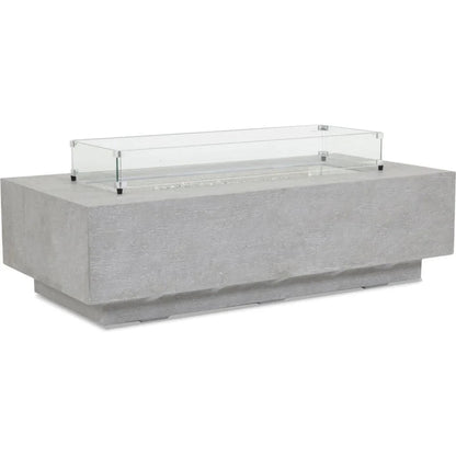 Bazaar Concrete Outdoor Fire Table-Outdoor Fire Tables-Sunset West-LOOMLAN