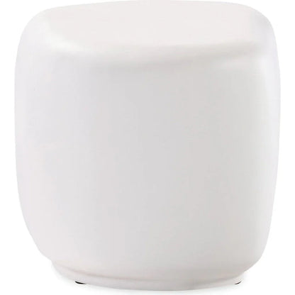 Bazaar Concrete Outdoor Pebble End Table - LOOMLAN - Sunset West - Outdoor Side Tables