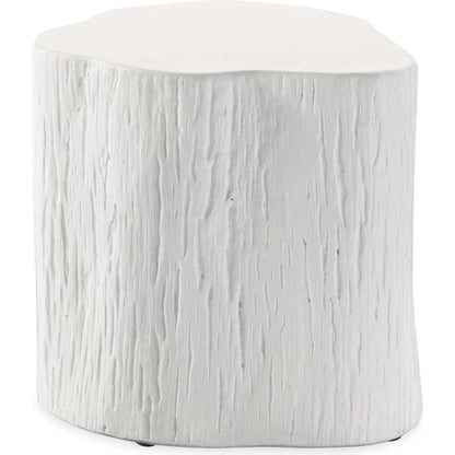 Bazaar Concrete Tree Trunk Outdoor End Table - LOOMLAN - Sunset West - Outdoor Side Tables