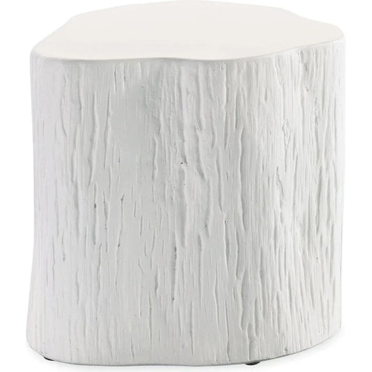 Bazaar Concrete Tree Trunk Outdoor End Table - LOOMLAN - Sunset West - Outdoor Side Tables