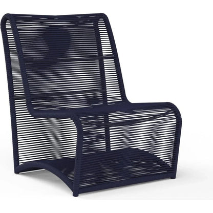 Bazaar Marino Armless Outdoor Club Chair-Outdoor Accent Chairs-Sunset West-LOOMLAN