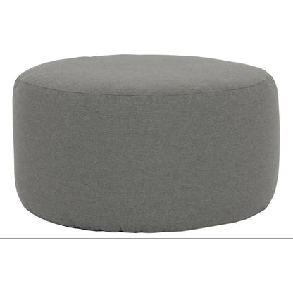 Bazaar Sunbrella Round Outdoor Ottoman-Outdoor Ottomans-Sunset West-36" Dia-LOOMLAN