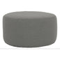 Bazaar Sunbrella Round Outdoor Ottoman-Outdoor Ottomans-Sunset West-36" Dia-LOOMLAN