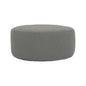 Bazaar Sunbrella Round Outdoor Ottoman-Outdoor Ottomans-Sunset West-42" Dia-LOOMLAN