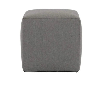 Bazaar Sunbrella Weatherproof Outdoor Pouf - LOOMLAN - Sunset West - Poufs and Stools