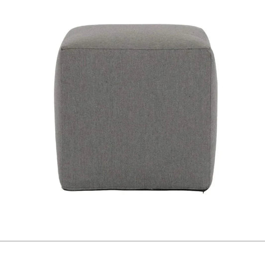 Bazaar Sunbrella Weatherproof Outdoor Pouf - LOOMLAN - Sunset West - Poufs and Stools