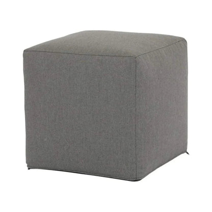 Bazaar Sunbrella Weatherproof Outdoor Pouf - LOOMLAN - Sunset West - Poufs and Stools