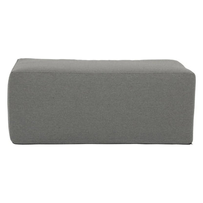 Bazaar Weatherproof Outdoor Ottoman-Outdoor Ottomans-Sunset West-LOOMLAN