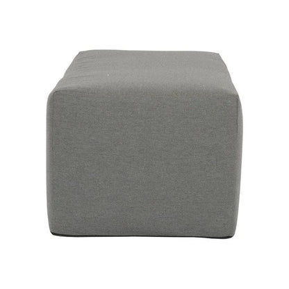 Bazaar Weatherproof Outdoor Ottoman-Outdoor Ottomans-Sunset West-LOOMLAN