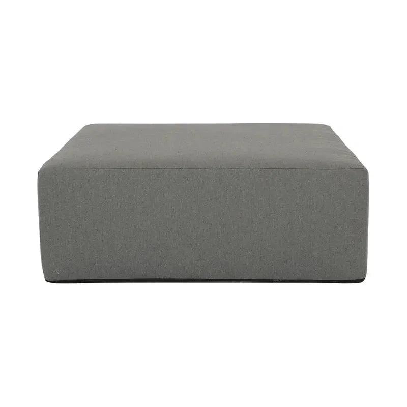 Bazaar Weatherproof Outdoor Ottoman-Outdoor Ottomans-Sunset West-LOOMLAN