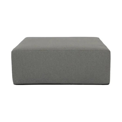 Bazaar Weatherproof Outdoor Ottoman-Outdoor Ottomans-Sunset West-LOOMLAN