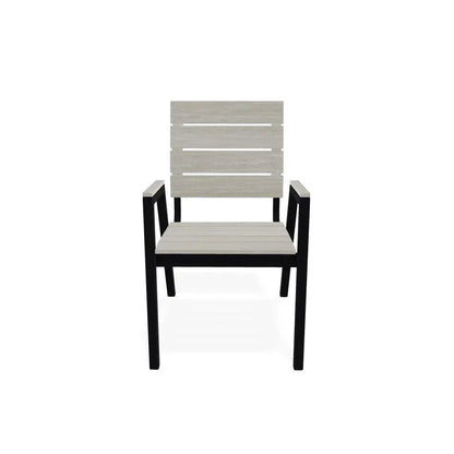 Bazza MGP Aluminum Stacking Bistro Chair-Outdoor Accent Chairs-Telescope-LOOMLAN