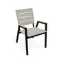Bazza MGP Aluminum Stacking Bistro Chair-Outdoor Accent Chairs-Telescope-LOOMLAN