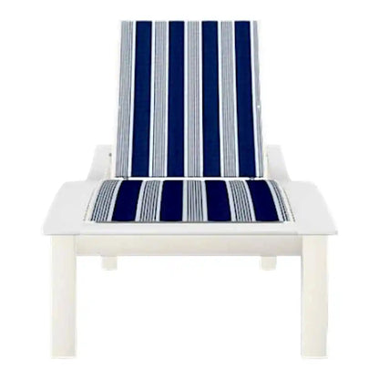 Bazza Lounge Chaise with Polymer Accent-Outdoor Chaises-Telescope-LOOMLAN