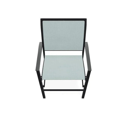 Bazza Stacking Balcony Height MGP Armed Cafe Chair-Outdoor Accent Chairs-Telescope-LOOMLAN