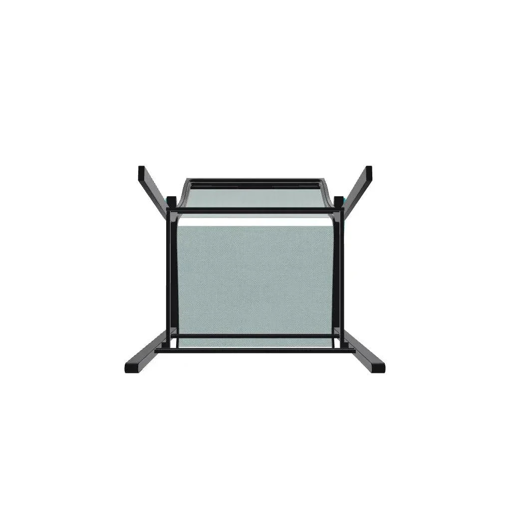 Bazza Stacking Balcony Height MGP Armed Cafe Chair-Outdoor Accent Chairs-Telescope-LOOMLAN