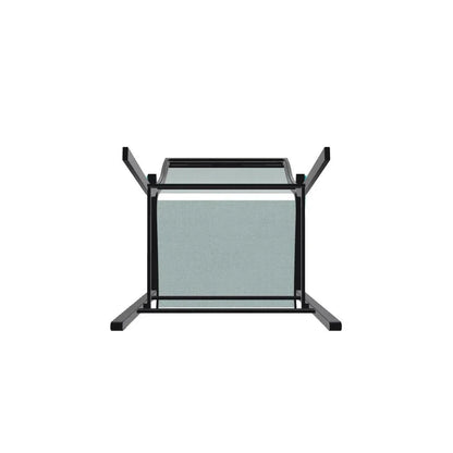 Bazza Stacking Balcony Height MGP Armed Cafe Chair-Outdoor Accent Chairs-Telescope-LOOMLAN