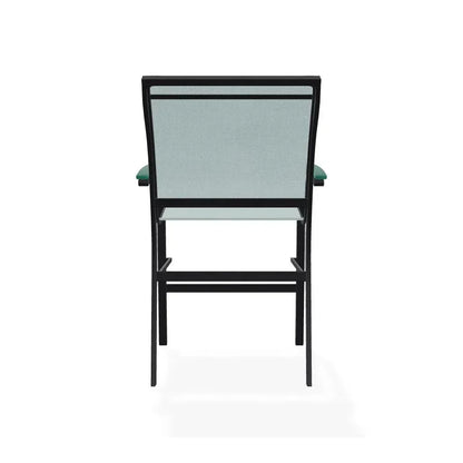 Bazza Stacking Balcony Height MGP Armed Cafe Chair-Outdoor Accent Chairs-Telescope-LOOMLAN