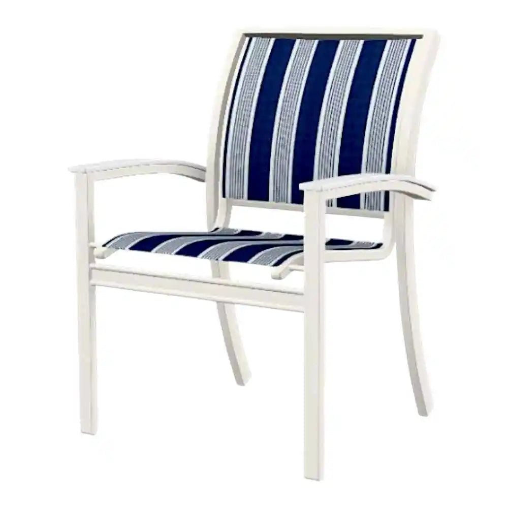 Bazza Dining Height Stacking Cafe Chair MGP Arm Accents-Outdoor Accent Chairs-Telescope-LOOMLAN