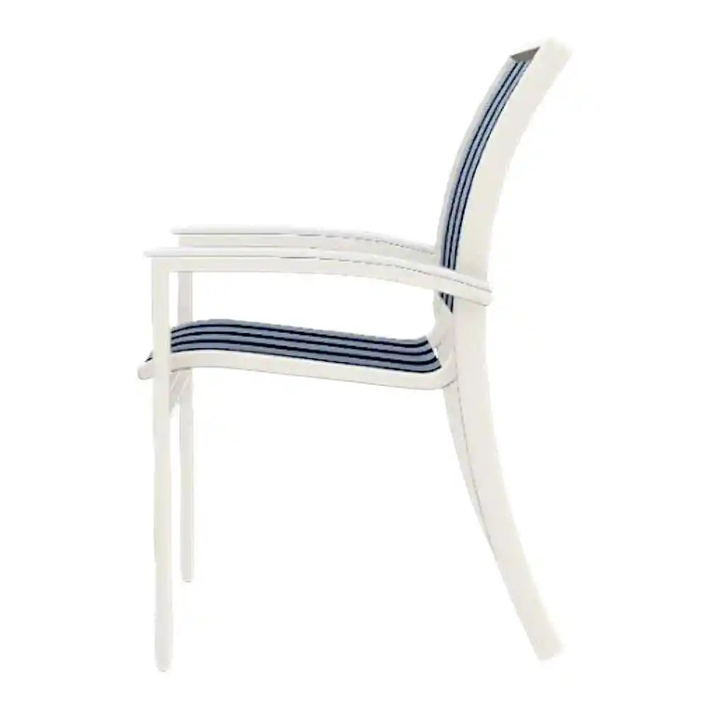 Bazza Dining Height Stacking Cafe Chair MGP Arm Accents-Outdoor Accent Chairs-Telescope-LOOMLAN