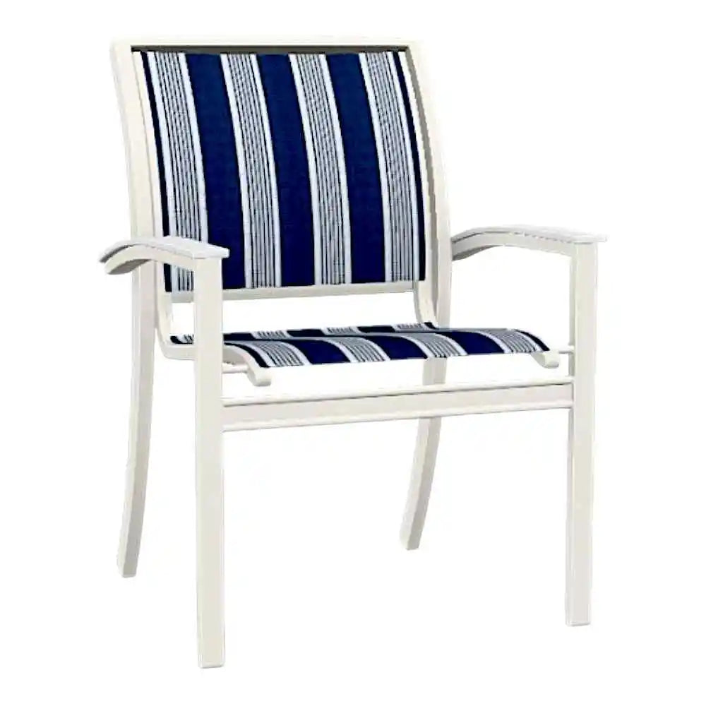 Bazza Dining Height Stacking Cafe Chair MGP Arm Accents-Outdoor Accent Chairs-Telescope-LOOMLAN