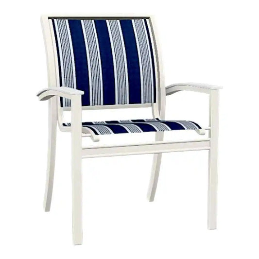 Bazza Dining Height Stacking Cafe Chair MGP Arm Accents-Outdoor Accent Chairs-Telescope-LOOMLAN