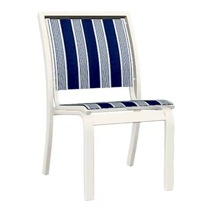 Bazza Marine Grade Polymer Sling Stacking Cafe Chair-Outdoor Accent Chairs-Telescope-LOOMLAN