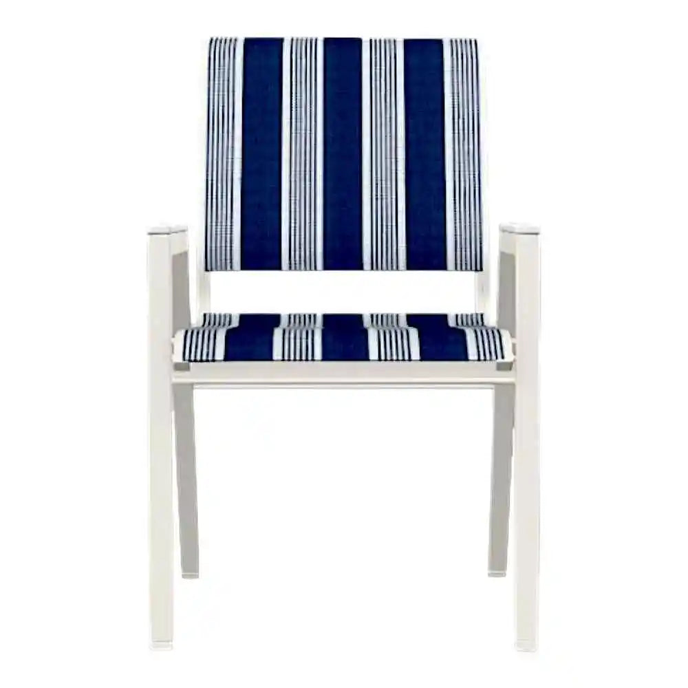 Bazza Stacking Bistro Chair MGP Arm Accents-Outdoor Accent Chairs-Telescope-LOOMLAN