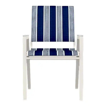 Bazza Stacking Bistro Chair MGP Arm Accents-Outdoor Accent Chairs-Telescope-LOOMLAN
