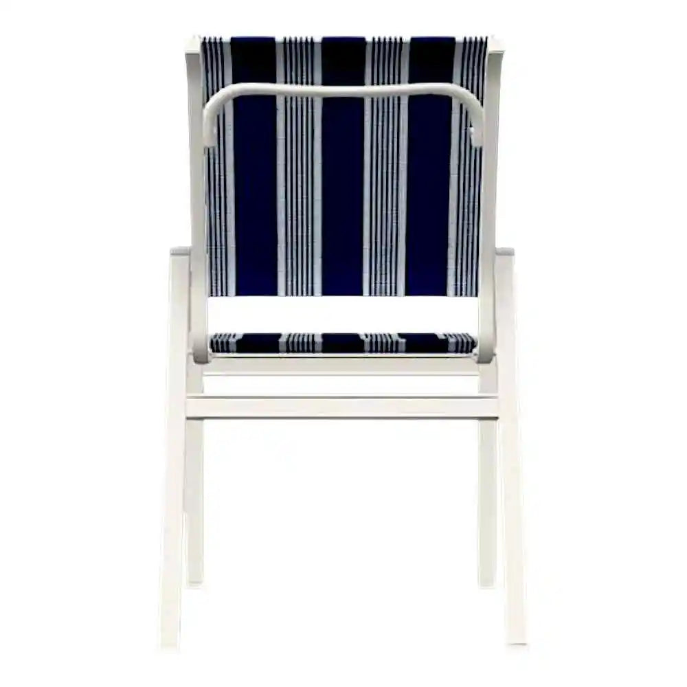 Bazza Stacking Bistro Chair MGP Arm Accents-Outdoor Accent Chairs-Telescope-LOOMLAN