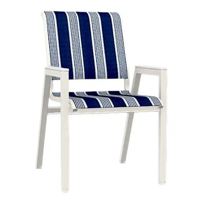 Bazza Stacking Bistro Chair MGP Arm Accents-Outdoor Accent Chairs-Telescope-LOOMLAN