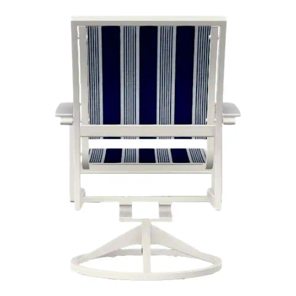 Bazza Sling Swivel Rocker MGP Arm Accents-Outdoor Accent Chairs-Telescope-LOOMLAN