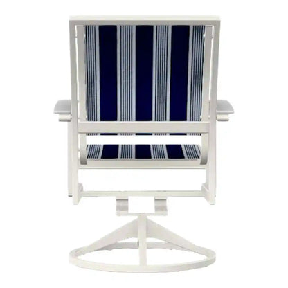 Bazza Sling Swivel Rocker MGP Arm Accents-Outdoor Accent Chairs-Telescope-LOOMLAN