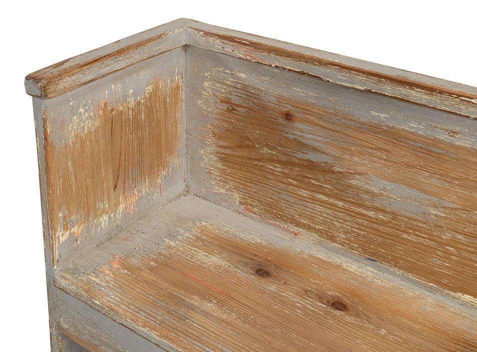 Beach House Wooden Bedroom Bench - LOOMLAN - Sarreid - Bedroom Benches