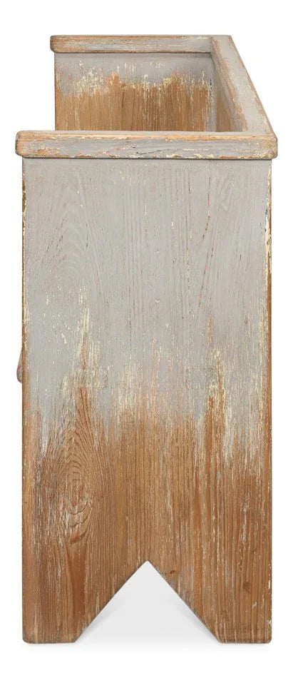 Beach House Wooden Bedroom Bench - LOOMLAN - Sarreid - Bedroom Benches