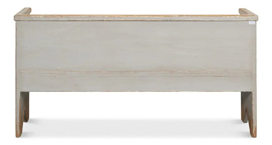 Beach House Wooden Bedroom Bench - LOOMLAN - Sarreid - Bedroom Benches
