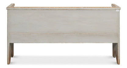 Beach House Wooden Bedroom Bench - LOOMLAN - Sarreid - Bedroom Benches