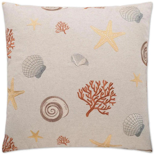 Beachcomber Red Throw Pillow With Insert - LOOMLAN - D.V. Kap - Throw Pillows