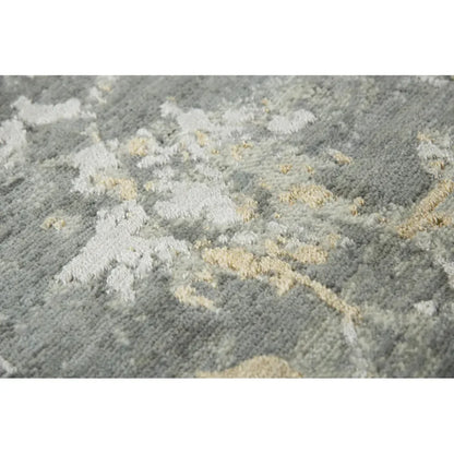 Beau Floral Gray Large Area Rugs For Living Room - LOOMLAN - LOOMLAN - Area Rugs