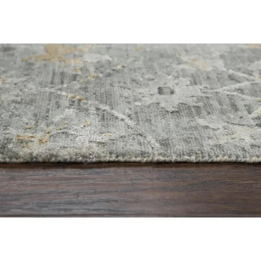 Beau Floral Gray Large Area Rugs For Living Room - LOOMLAN - LOOMLAN - Area Rugs